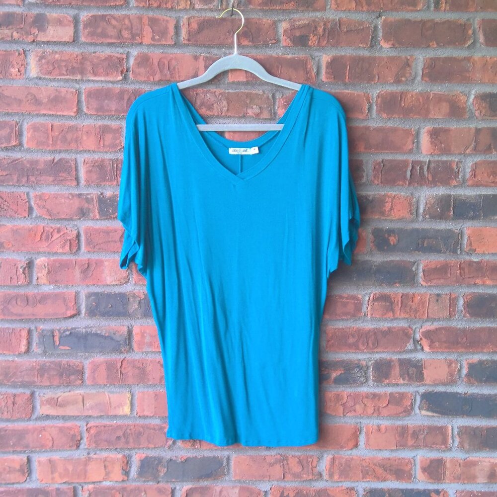 Teal Raglan Tee